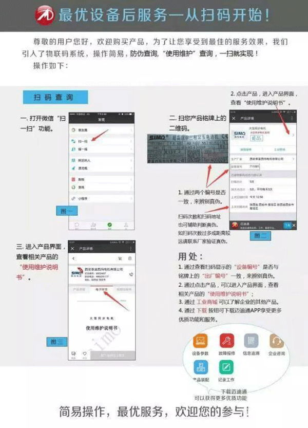 西安泰富西瑪電機2018年1月1日起全面啟用產品防偽碼系統。