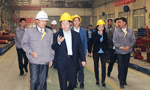 西安市委常委、常務副市長岳華峰蒞臨西瑪電機調研指導?！靼膊﹨R儀器儀表有限公司